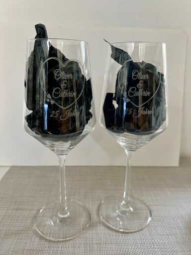 Weinglas personalisiert gravur